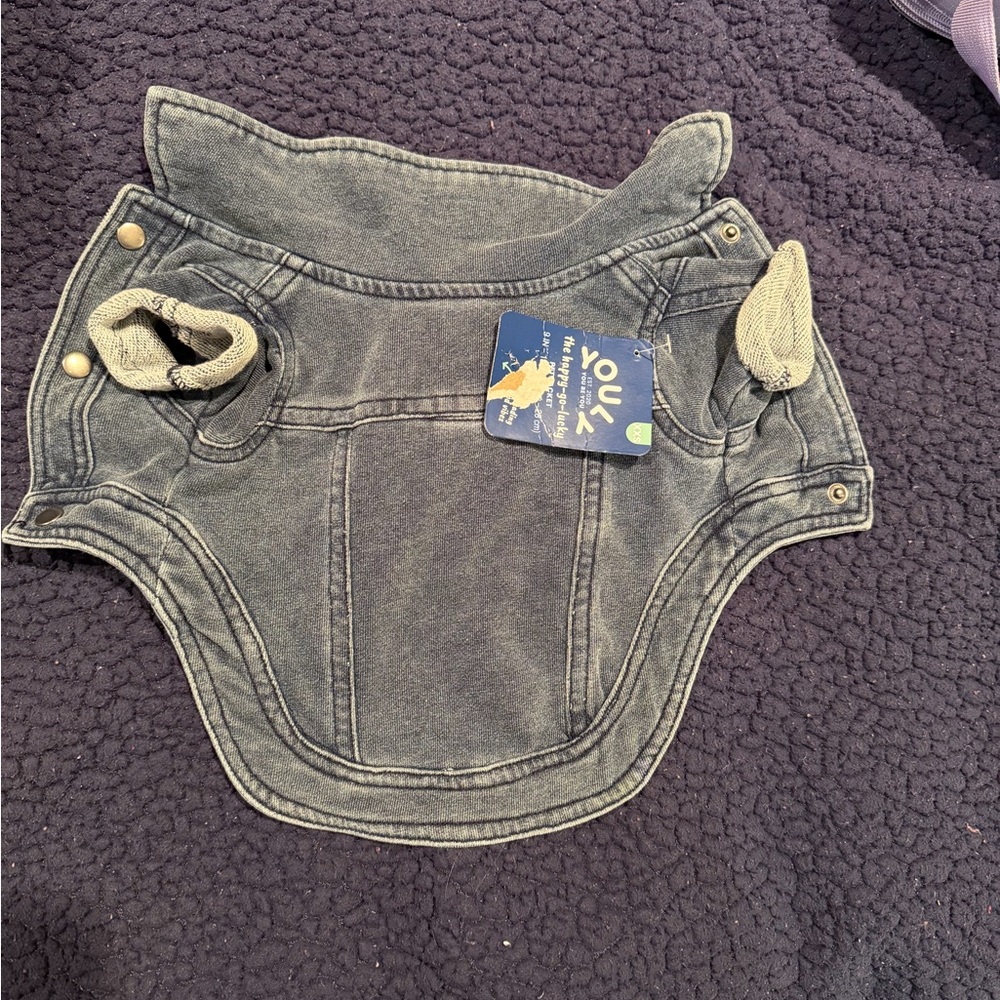 Grey jacket for dogs
